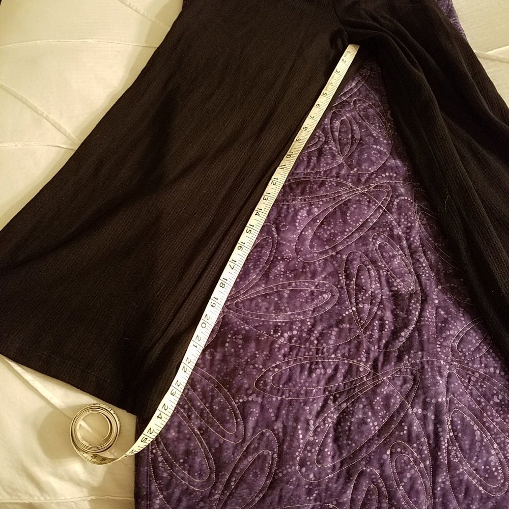 NWT Gap ribbed belt-tie tank jumpsuit, black, XS - Picture 9 of 11